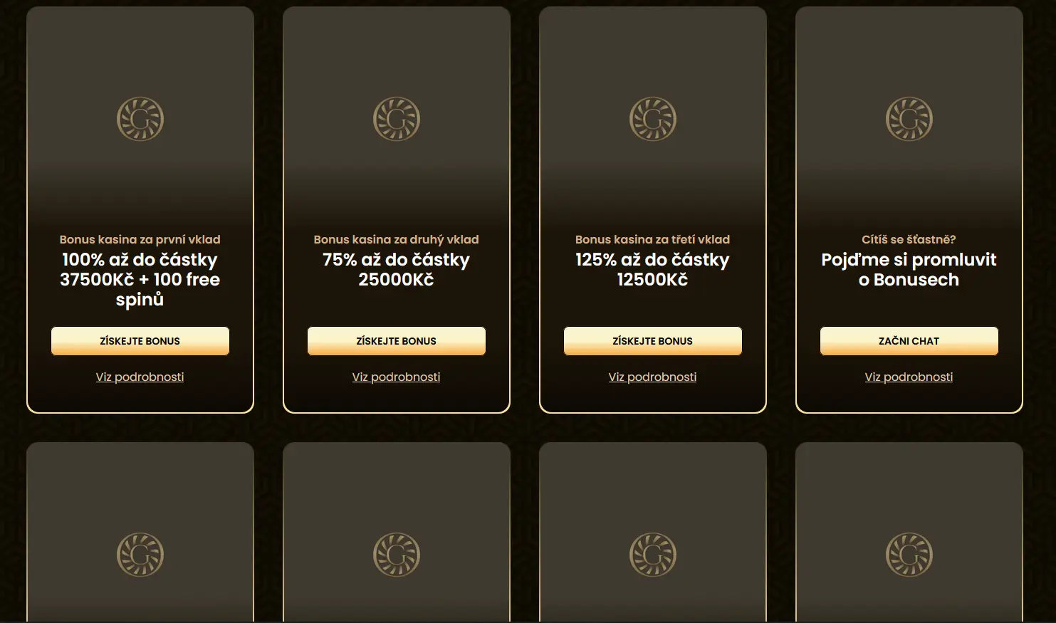 GoldSpin Casino bonusy – přehled nabídek